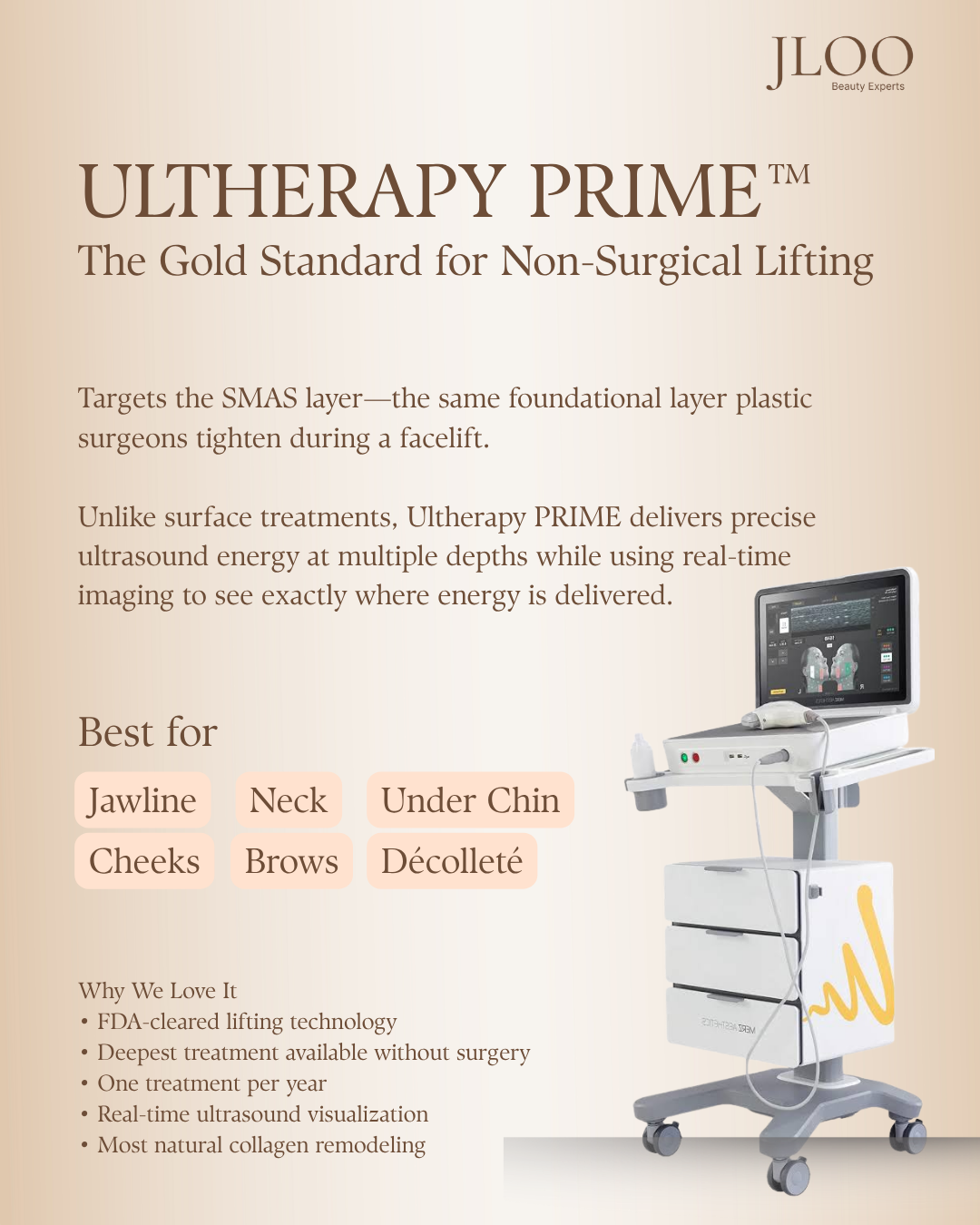 Ultherapy PRIME — The Gold Standard for Non-Surgical Lifting